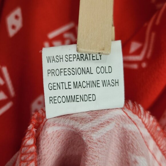 Simple Fun Flutter Sleeve Women’s Blouse M Pullover Round Neck Tie Office - Picture 7 of 8